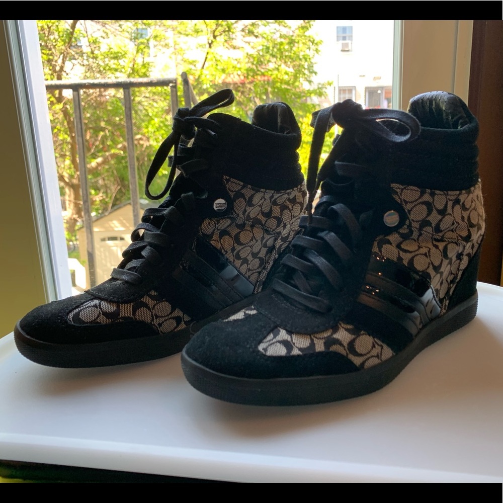 Coach Wedge Heel Sneakers